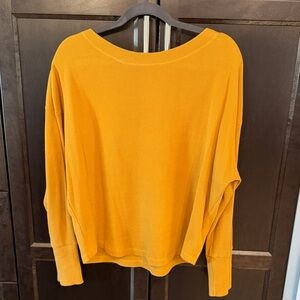 Anthropologie Mustard Knit Sweater